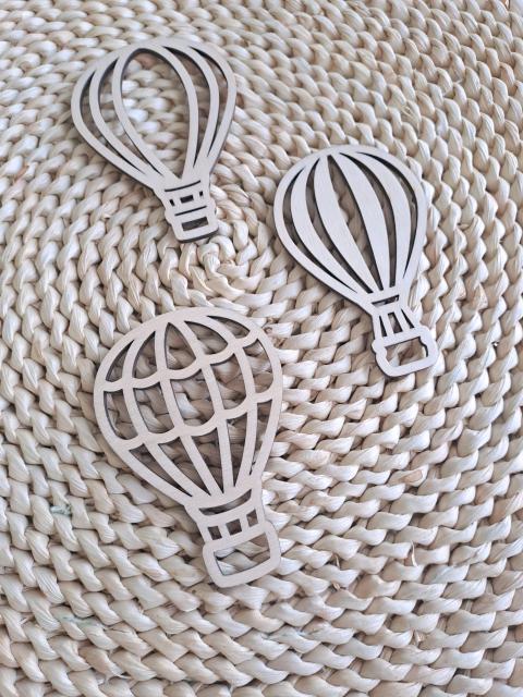 Hot air balloons (set)